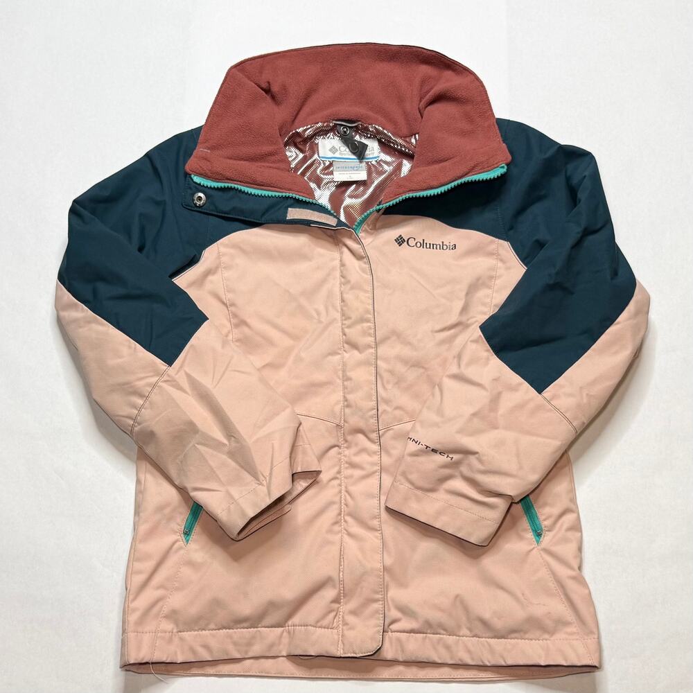 girls small 7/8 Columbia Interchange omi tech ski winter jacket only (no fleece)